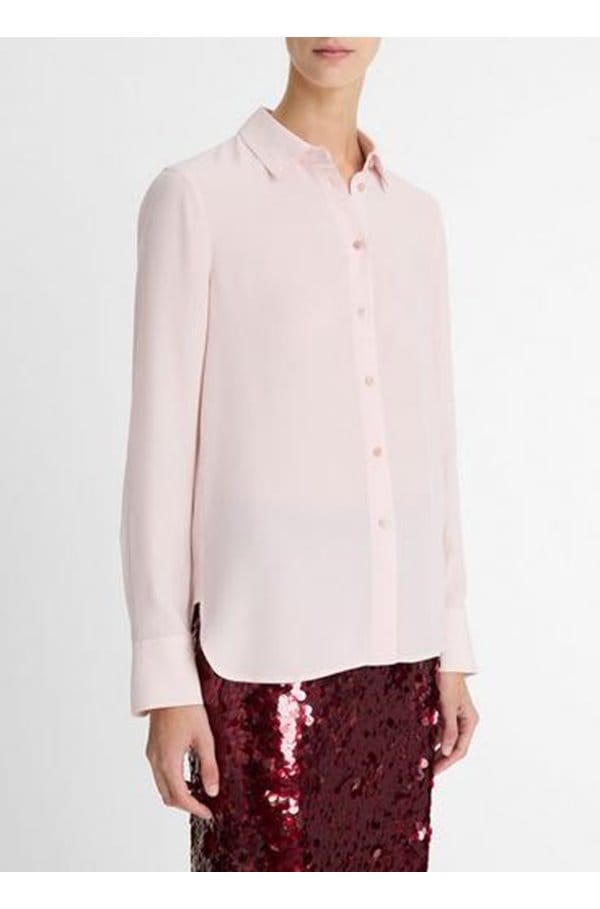 slim fitted blouse in ballet