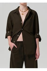 kayla shirt in dark olive