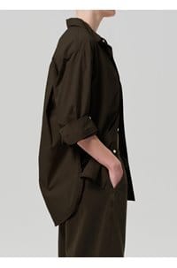 kayla shirt in dark olive
