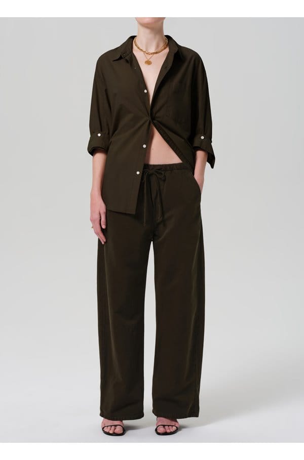 kayla shirt in dark olive