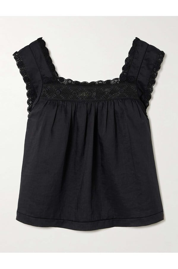 aphra top in black