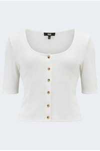 evette top in white