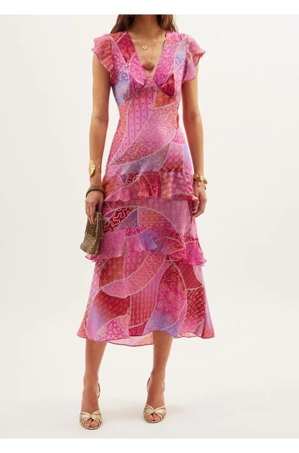 meena dress in ibiza sunset