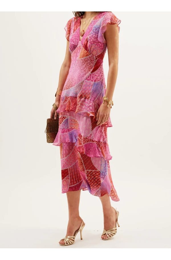 meena dress in ibiza sunset