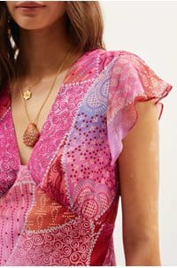 meena dress in ibiza sunset