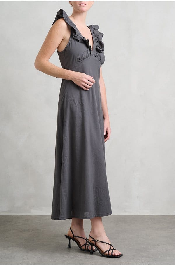 candance dress in ash