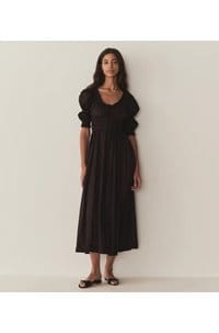 ischia dress in black