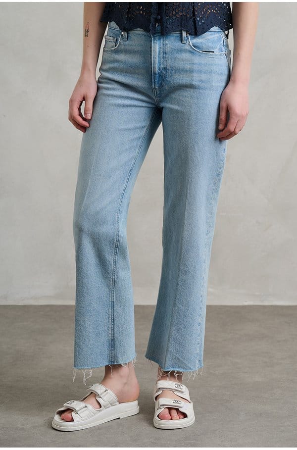 leenah ankle with raw hem in brightside