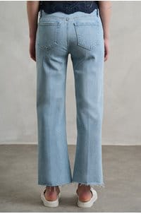 leenah ankle with raw hem in brightside