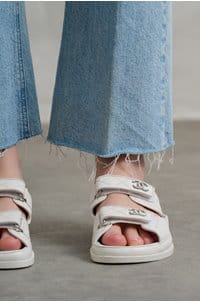 leenah ankle with raw hem in brightside