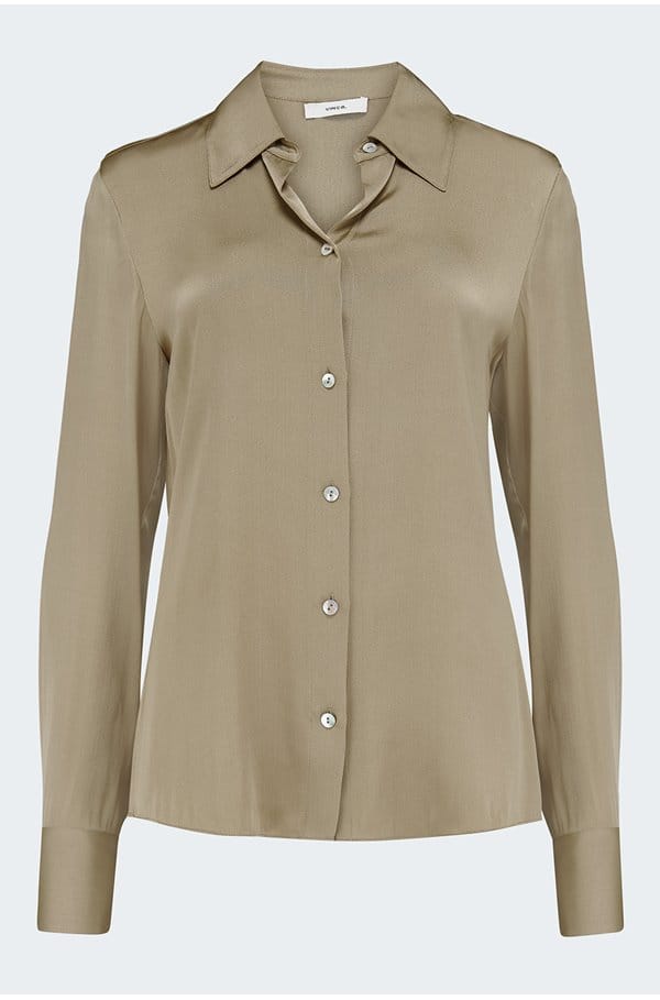 slim fit classic shirt in fawn