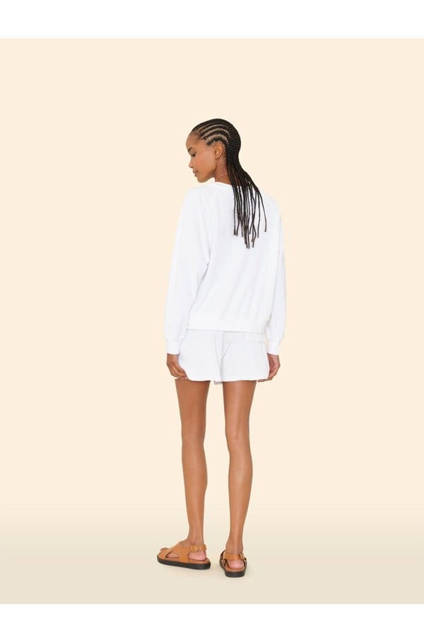 shayden short in white