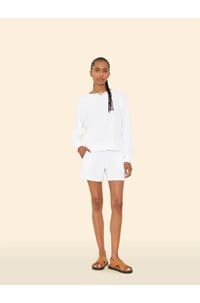 shayden short in white