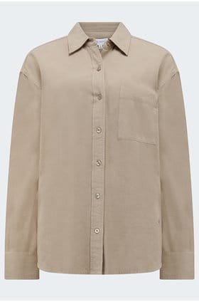 Addison Shirt in Simple Taupe