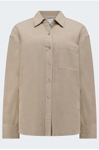 addison shirt in simple taupe