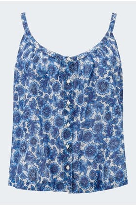 Nalina Top in Bleu Soleil