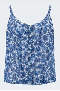 nalina top in bleu soleil