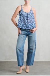 nalina top in bleu soleil