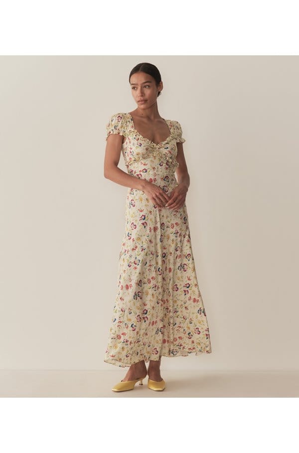 valerine dress in windswept blooms