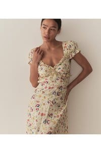 valerine dress in windswept blooms