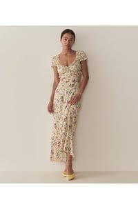 valerine dress in windswept blooms
