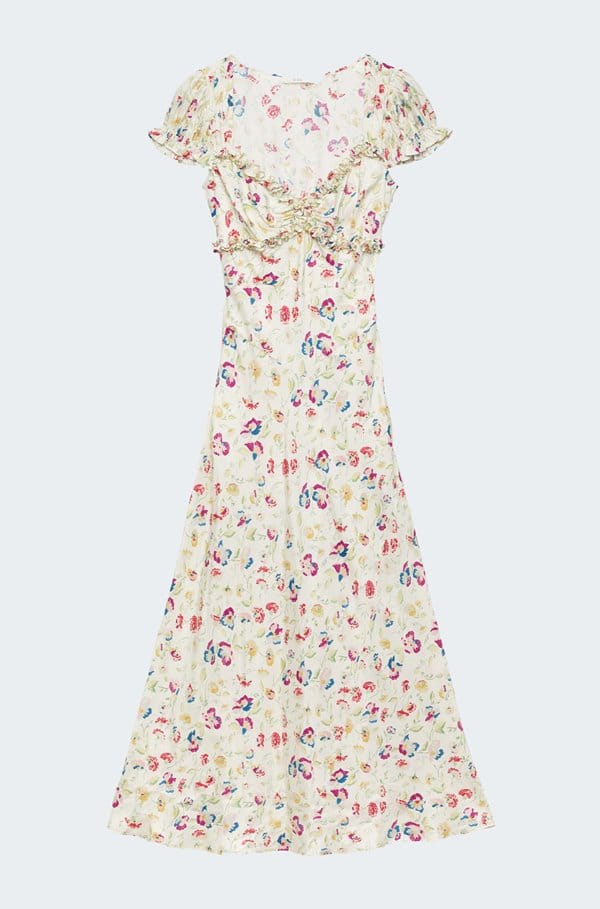 valerine dress in windswept blooms