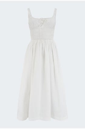 Quilla Dress in Salt