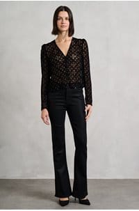 high rise laurel canyon in black fog coated