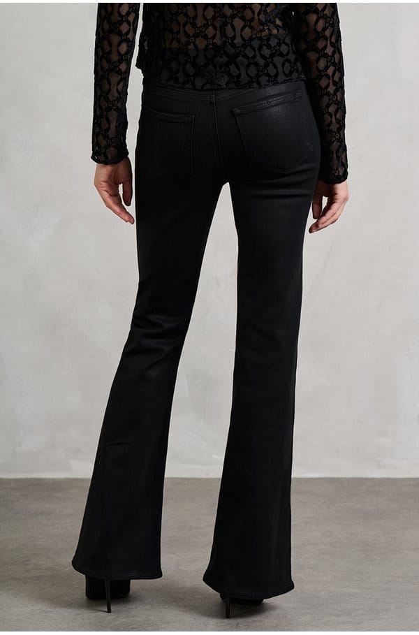 high rise laurel canyon in black fog coated