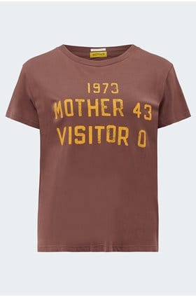 The Boxy Goodie Goodie Tee in Mother 1973