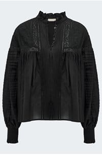 dahlia blouse in noir