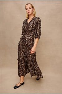 caterine dress in brown nala