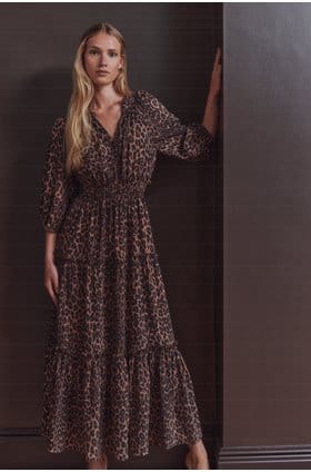 Caterine Dress In Brown Nala