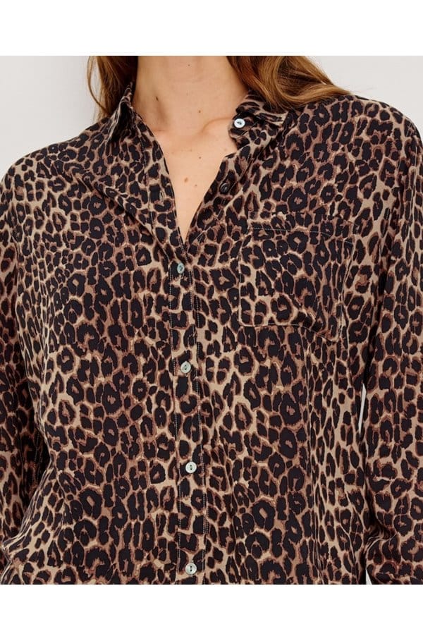 josephine shirt in brown nala