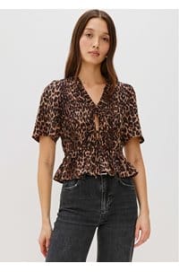 portia top in brown nala