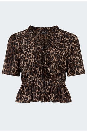 Portia Top In Brown Nala