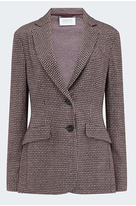 Hacking Jacket In Bordeaux