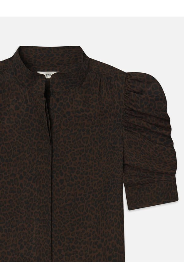 gillian top in leopard