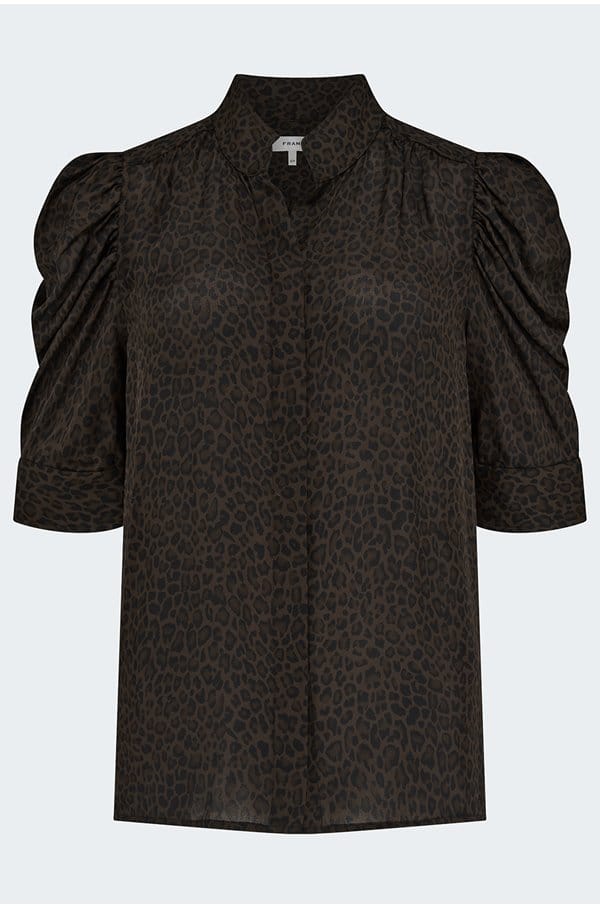 gillian top in leopard