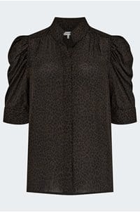 gillian top in leopard