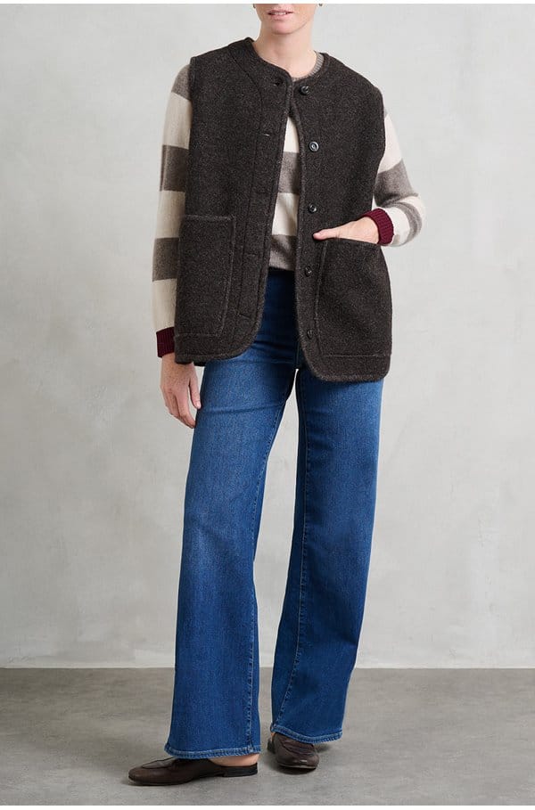 chicago jacket in marron