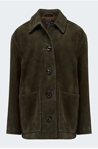 vincenzo jacket in kaki fonce 