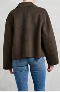 gyoda coat in kaki brun 