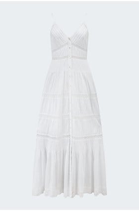 Janis Dress in White