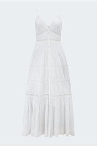 janis dress in white