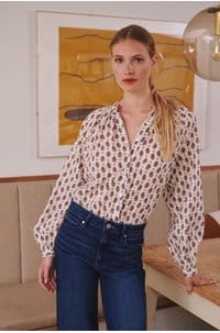 julienne top in provencale paisley