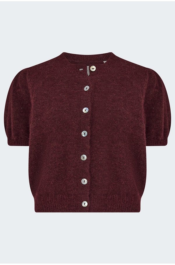 anisa cardigan in bordeaux