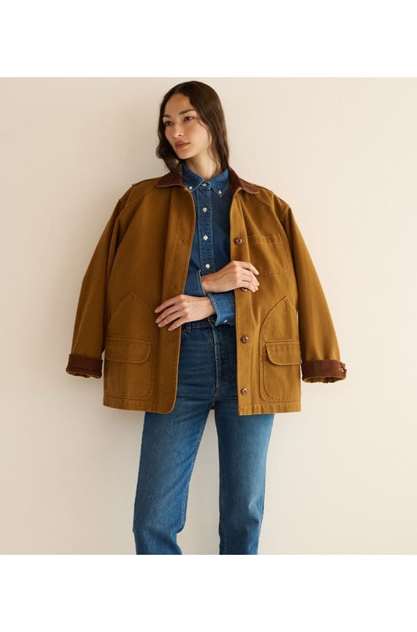 pascual jacket in willow bark