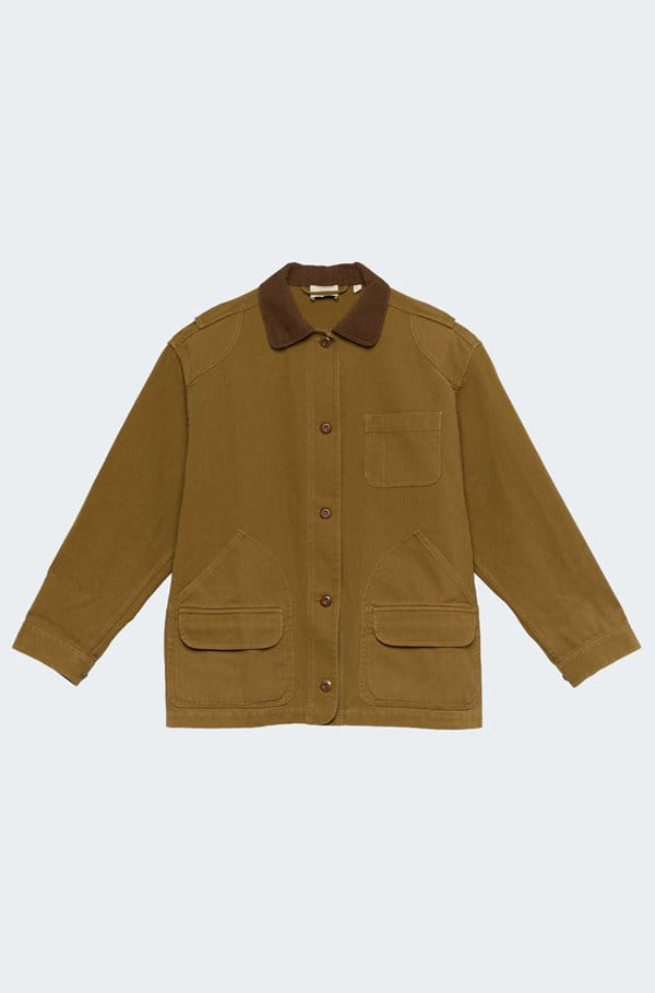 pascual jacket in willow bark