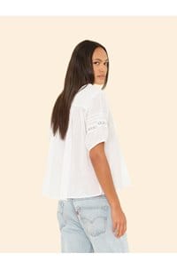 claudia shirt in white